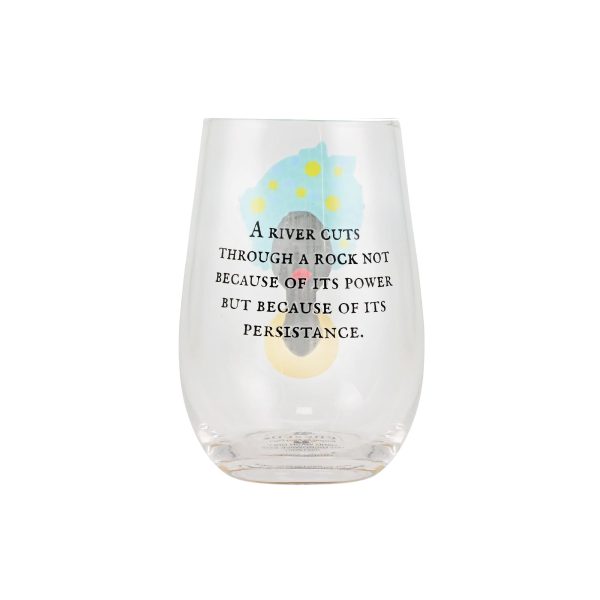 River Cuts Stemless Glass Sale