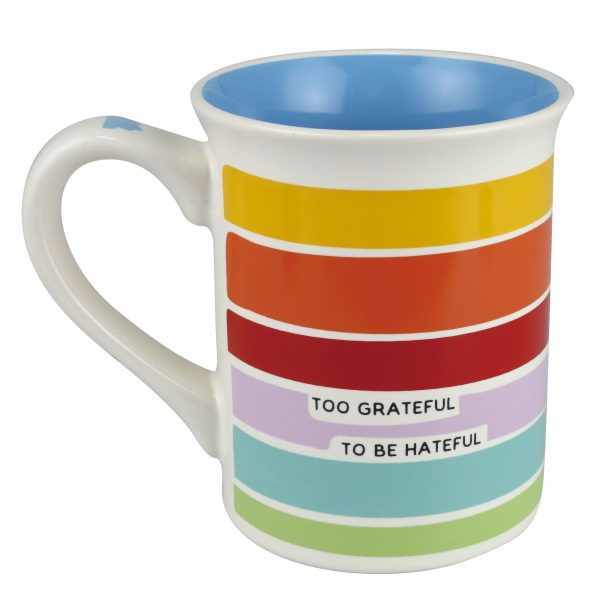 Too Blessed Rainbow Mug 16 oz Hot on Sale