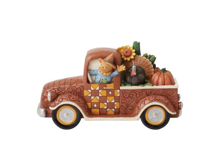 Harvest Pickup Truck Figurine Hot on Sale