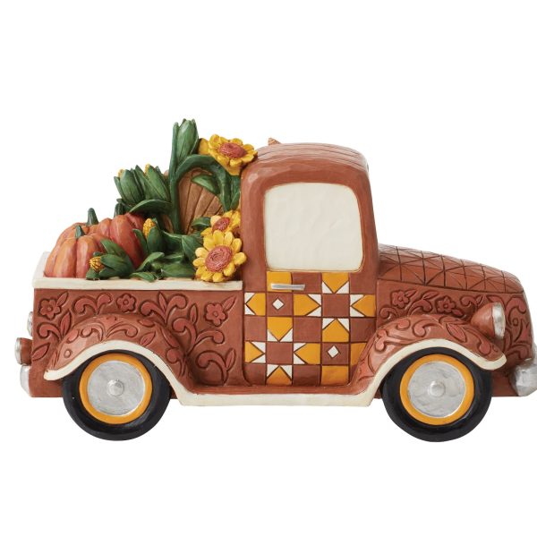 Harvest Pickup Truck Figurine Hot on Sale