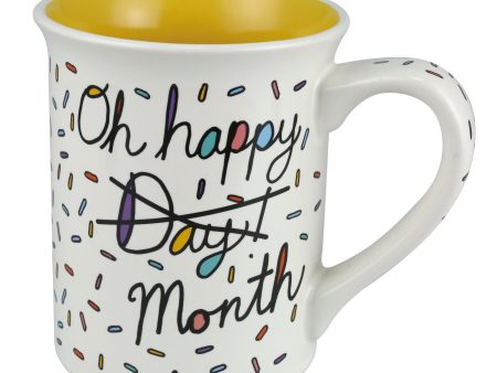 Happy Birthday Month Mug 16 oz Hot on Sale