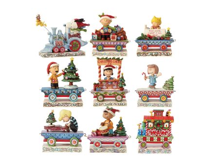 Set of 9 Peanuts Train Online Sale