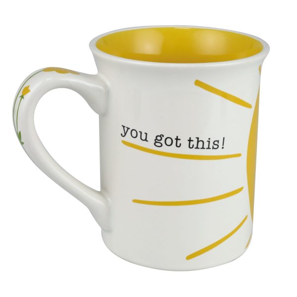 Chin Up Buttercup Mug 16 oz Cheap