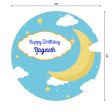 Twinkle Twinkle Little Star Boy Theme Customized Round Backdrop Online Sale