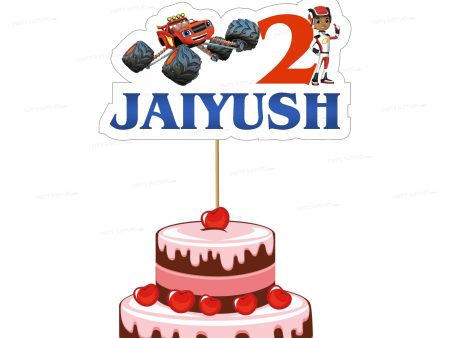 Blaze and the Monster Machines Theme Cake Topper For Discount