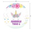 Unicorn Theme Personalized Round Backdrop Hot on Sale