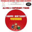 Alvin and Chipmunks Theme Premium Round Backdrop Cheap