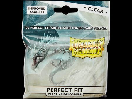 Dragon Shield - Sideloading Perfect Fit Sleeves: Clear (100ct) Fashion