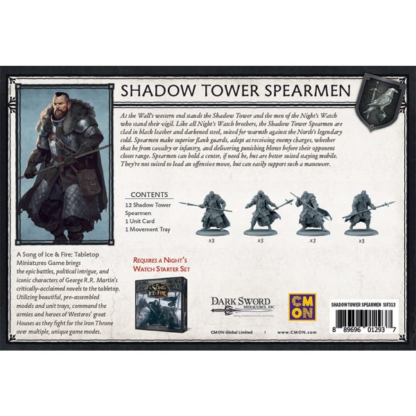 A Song of Ice & Fire: Tabletop Miniatures Game – Shadow Tower Spearmen For Cheap