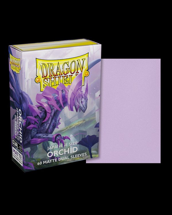 Dragon Shield - Japanese Size Matte Dual Sleeves: Orchid (60ct) For Discount