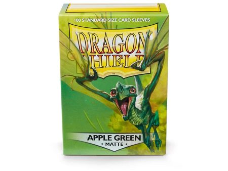 Dragon Shield - Matte Sleeves: Apple Green (100ct) For Discount