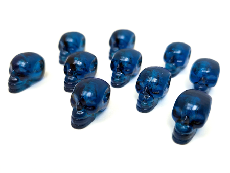 Top Shelf Gamer - Blue Skulls (set of 10) Fashion